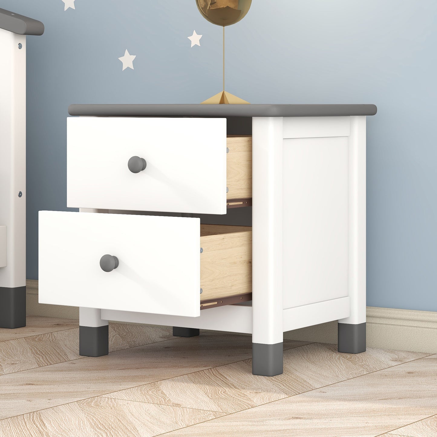 Kairo Nightstand (Grey)