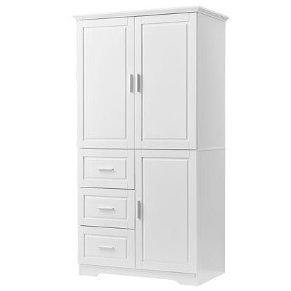 Moises Bathroom Cabinet (White)