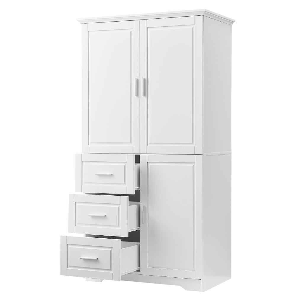 Moises Bathroom Cabinet (White)