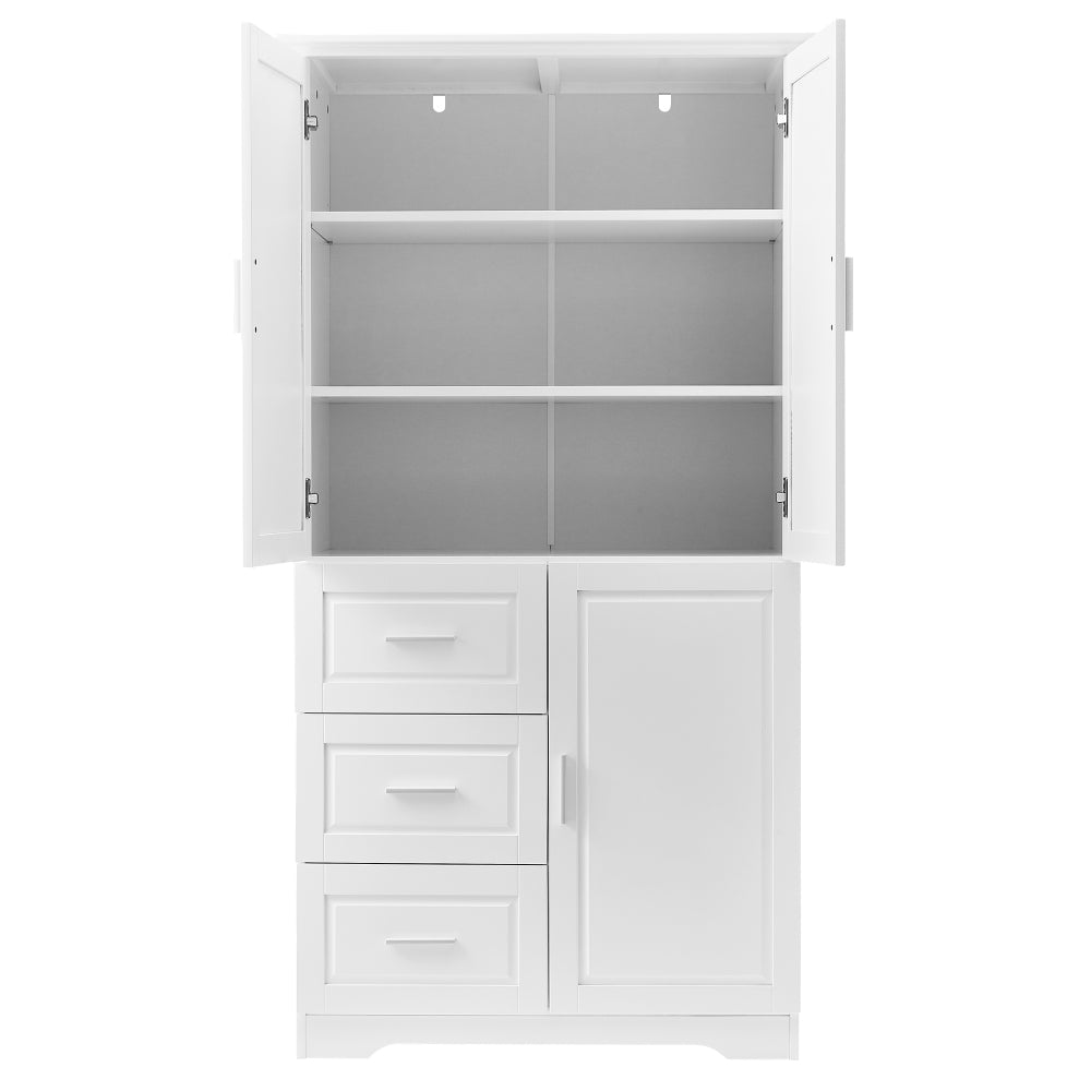 Moises Bathroom Cabinet (White)