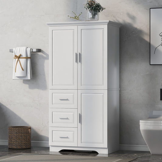 Moises Bathroom Cabinet (White)