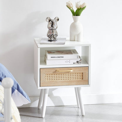 Miller End Table (White)