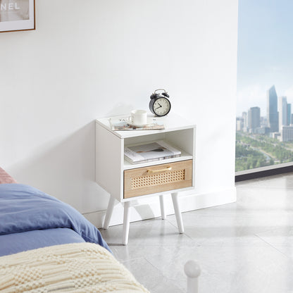 Miller End Table (White)