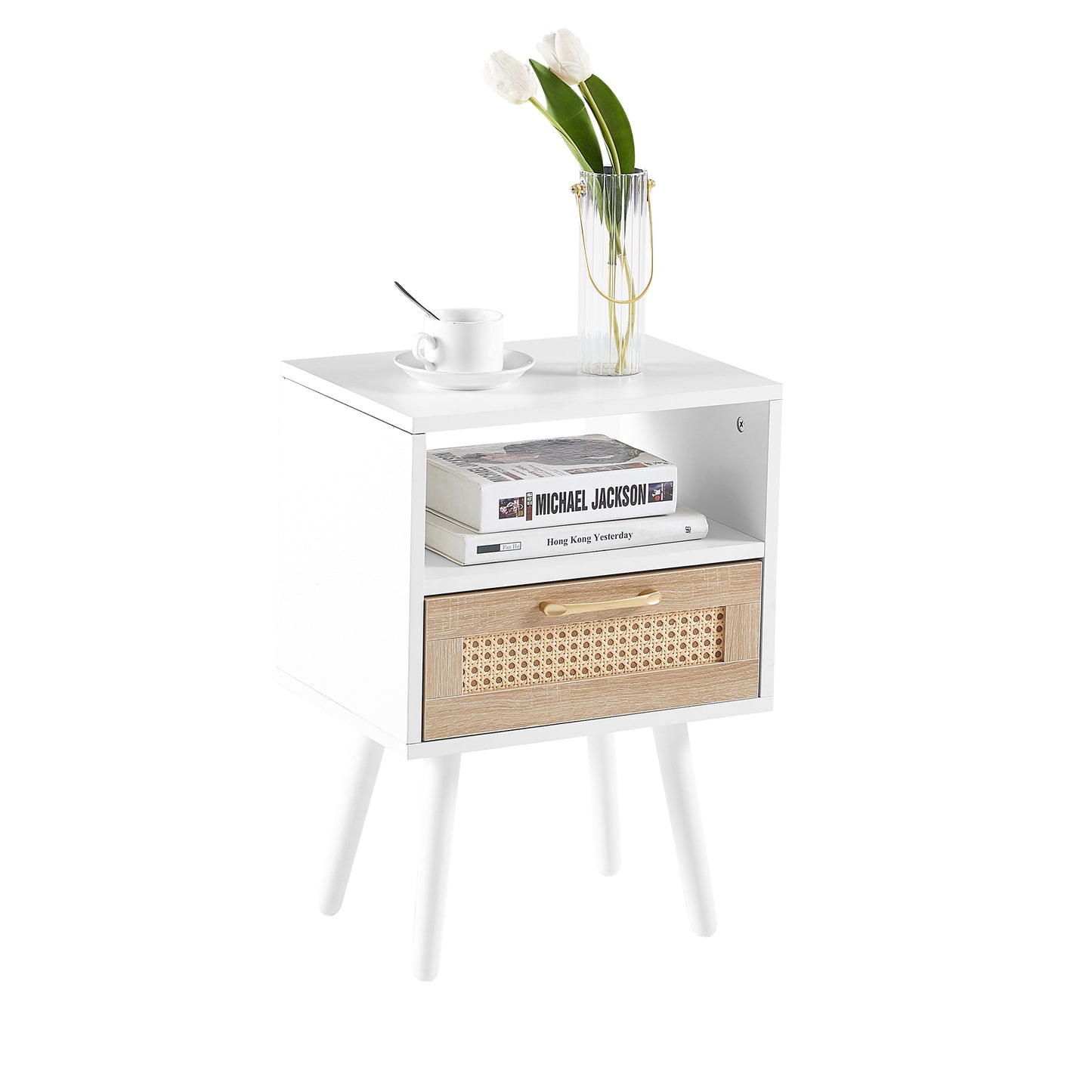 Miller End Table (White)