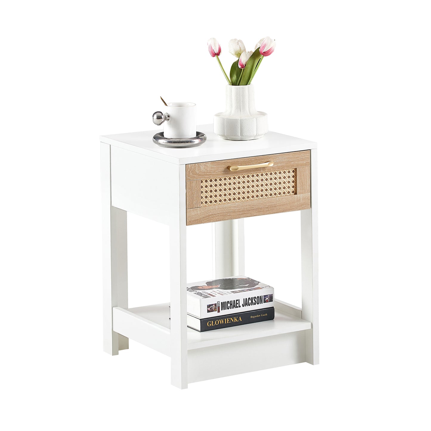 Landry End Table (White)