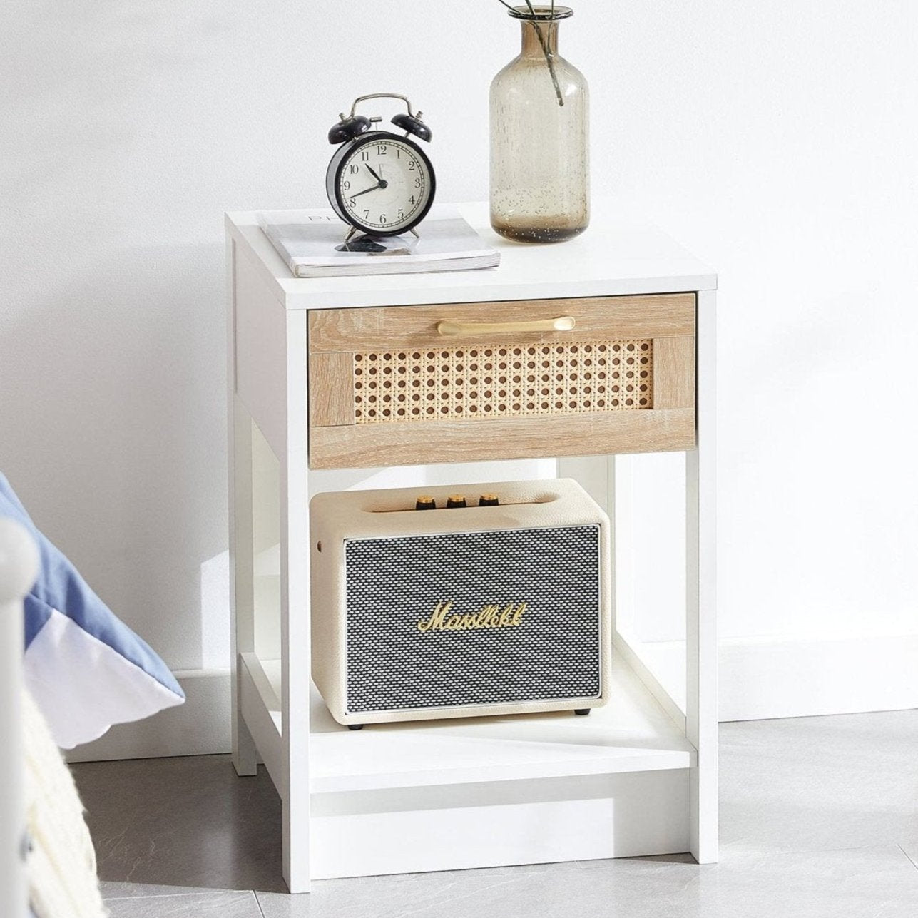 Landry End Table (White)