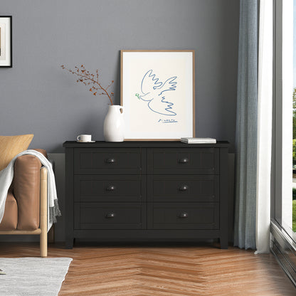 Kamryn Dresser, 6 Drawers (Black)