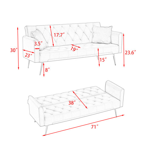 Randolph Sofa Bed (Beige)