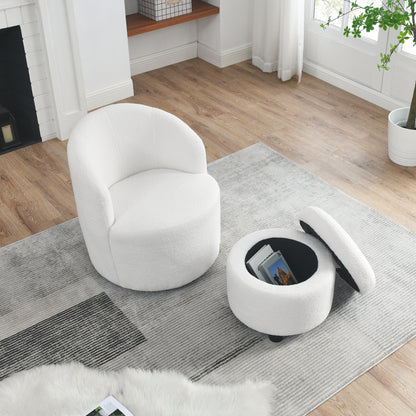 Daisy Swivel Chair (White)