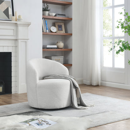 Daisy Swivel Chair (White)