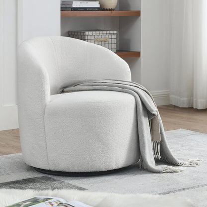 Daisy Swivel Chair (White)