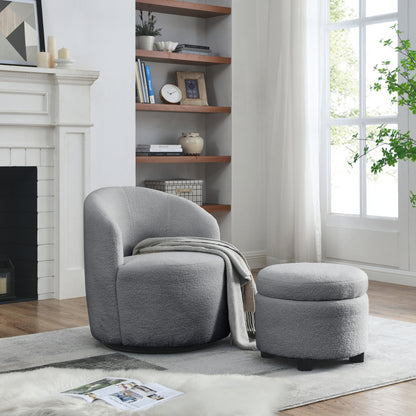 Daisy Swivel Chair (Grey)