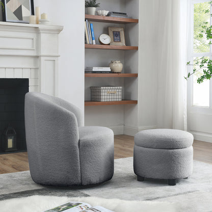 Daisy Swivel Chair (Grey)