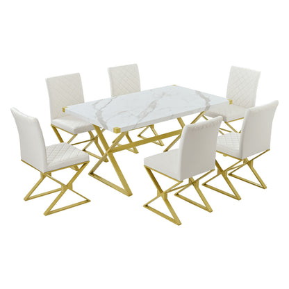 Rowland Dining Set, Set of 7