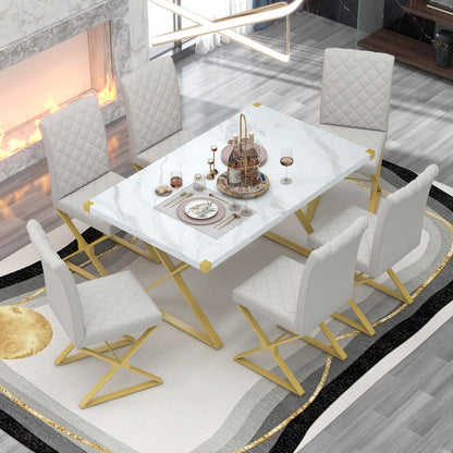 Rowland Dining Set, Set of 7