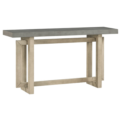 Damien Accent Table (Natural+Grey)