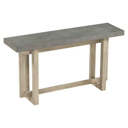 Damien Accent Table (Natural+Grey)