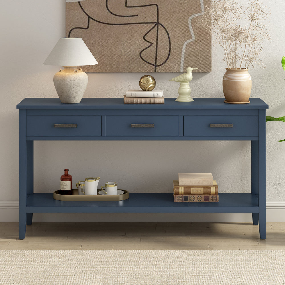 Nathan Accent Table, Blue