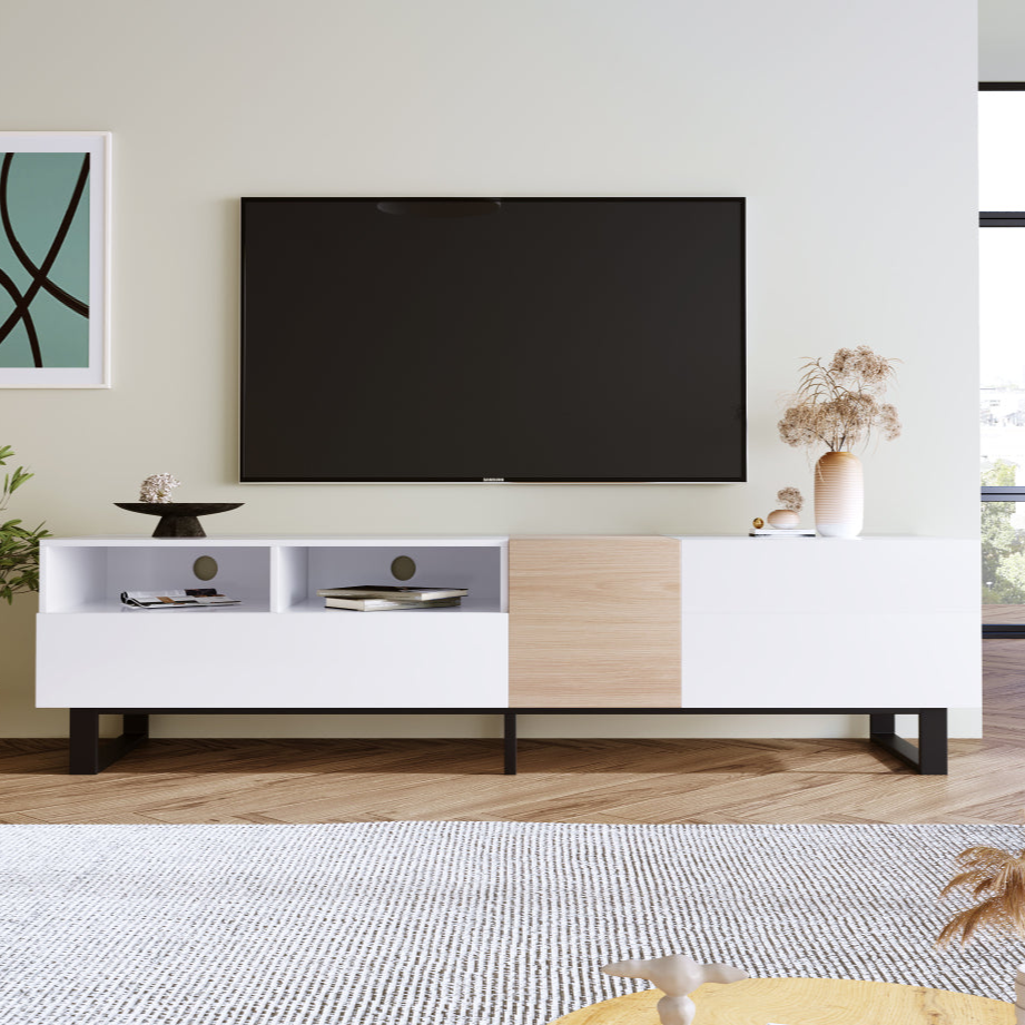 Karter TV Stand (White)