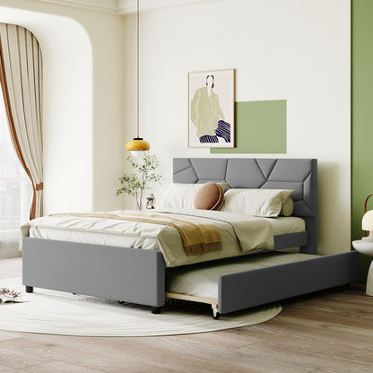 Rivera Bed Frame, Queen (Grey)