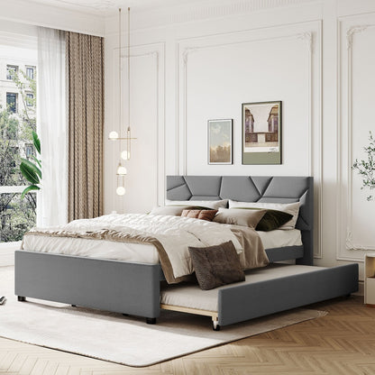 Rivera Bed Frame, Queen (Grey)