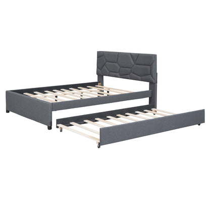 Rivera Bed Frame, Full (Grey)