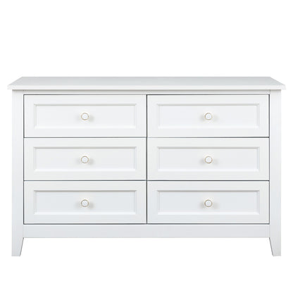 Jolene Dresser, 6 Drawers (White)