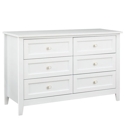 Jolene Dresser, 6 Drawers (White)