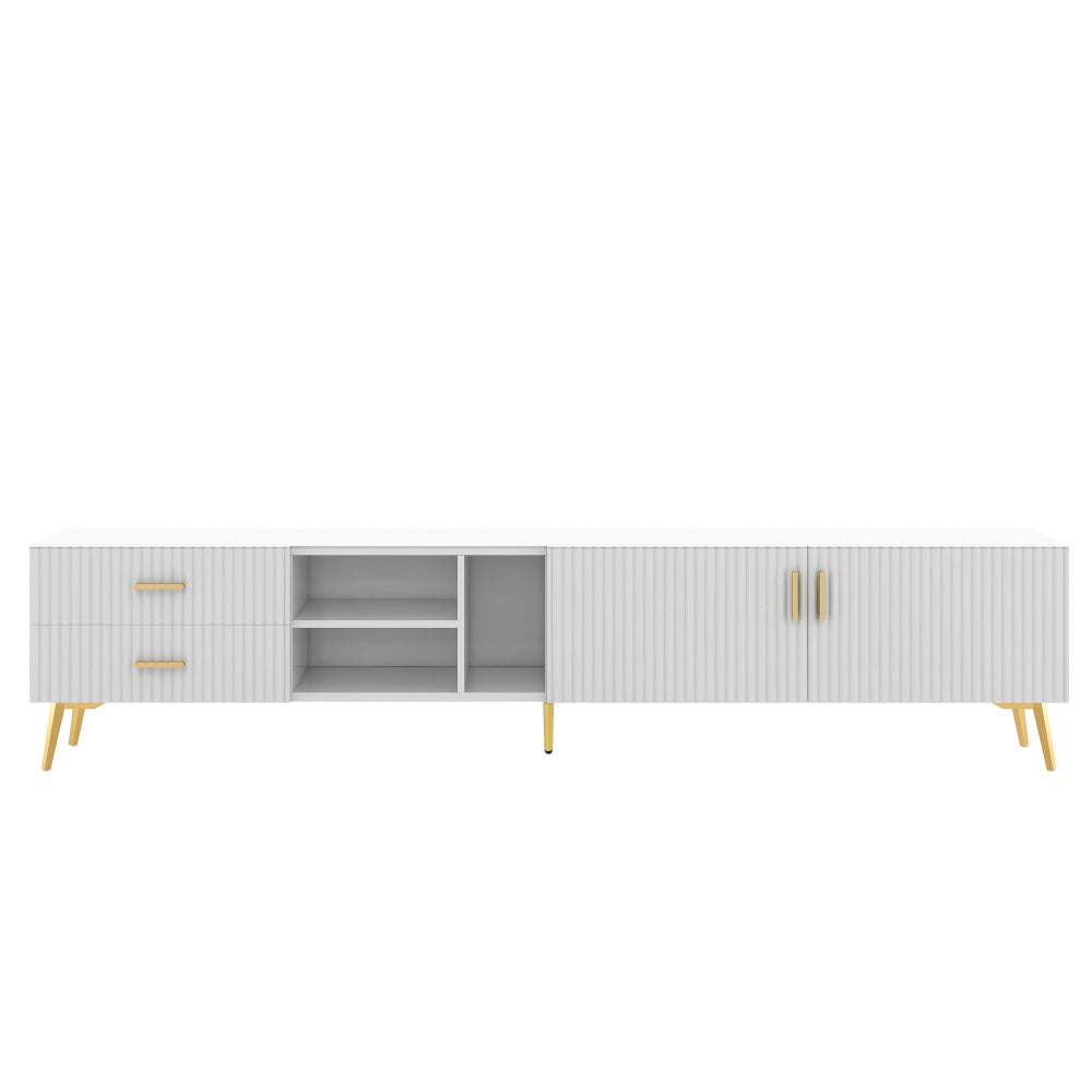 Hassan TV Stand (White)