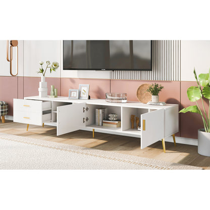 Hassan TV Stand (White)