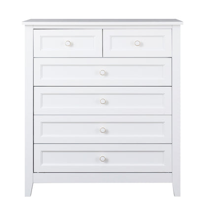 Jolene Dresser, 6 Drawers (White)