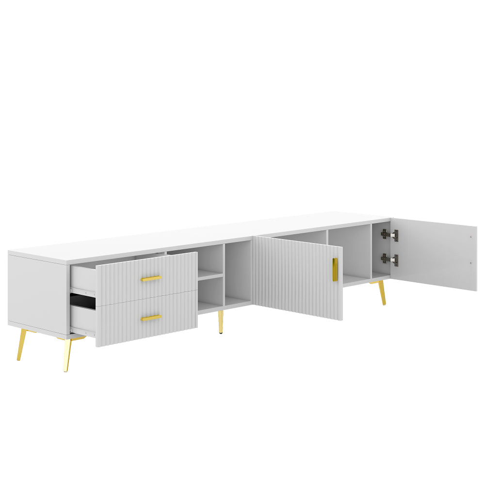 Hassan TV Stand (White)