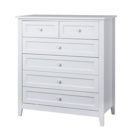 Jolene Dresser, 6 Drawers (White)