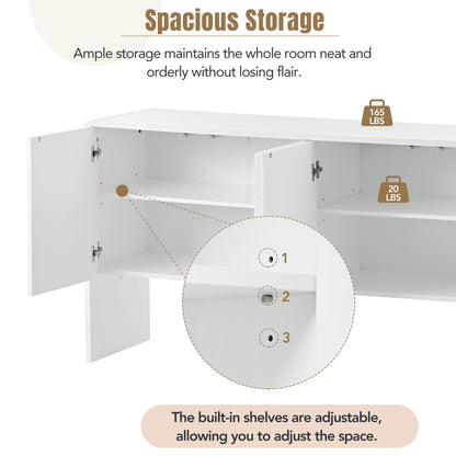 Trujillo Accent Cabinet (White)