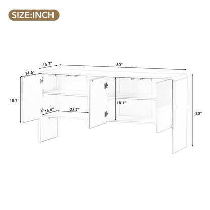 Trujillo Accent Cabinet (White)