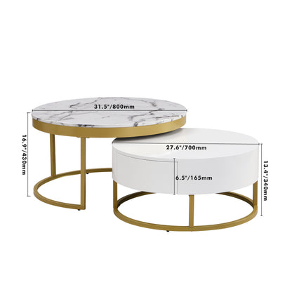 McKee Coffee Table, White