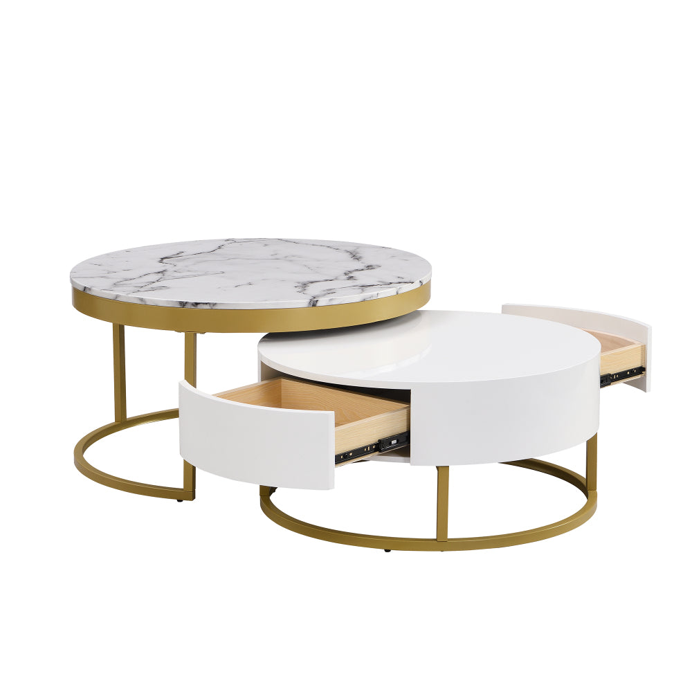 McKee Coffee Table, White