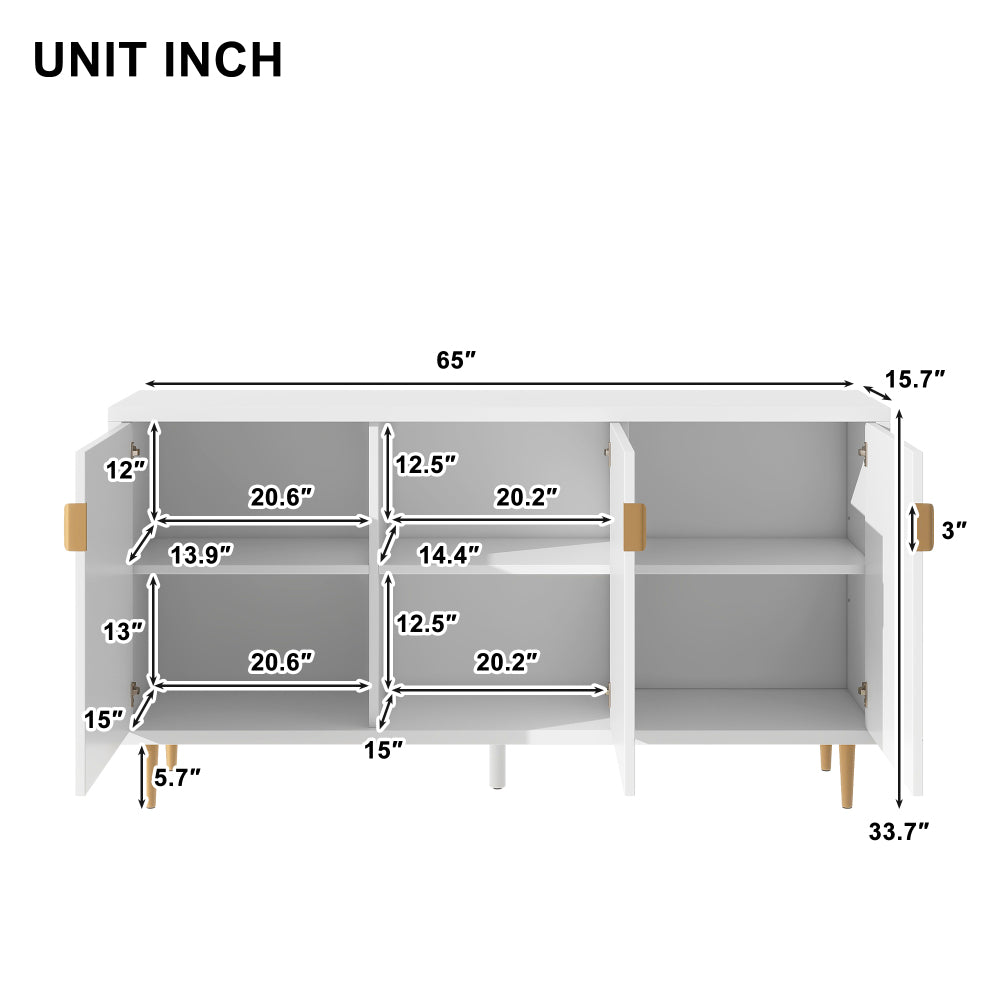 Eric Accent Cabinet (White)