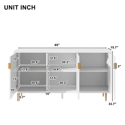 Eric Accent Cabinet (White)