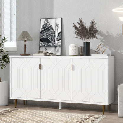 Eric Accent Cabinet (White)