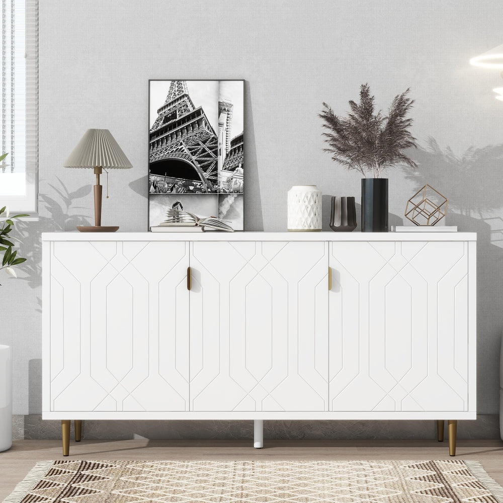 Eric Accent Cabinet (White)