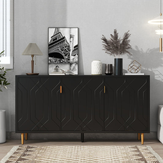 Eric Accent Cabinet (Black)