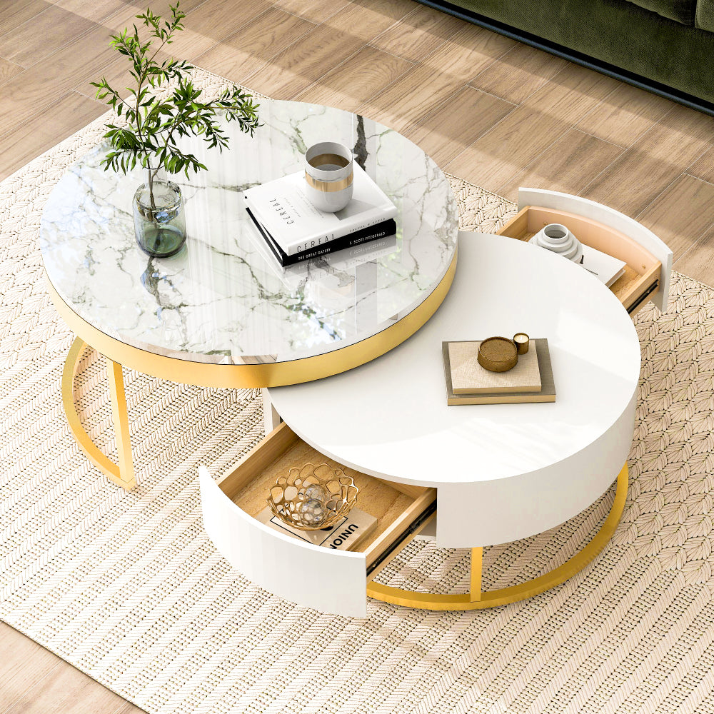 McKee Coffee Table, White