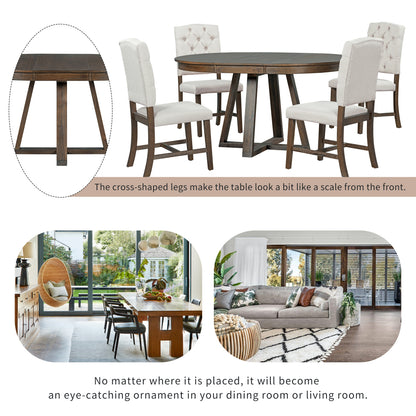 Hines Dining Set, Set of 5