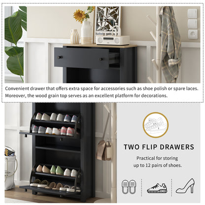 Ramirez Shoe Cabinet (Black)