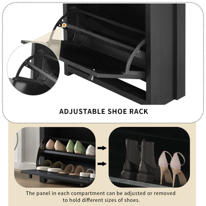 Ramirez Shoe Cabinet (Black)