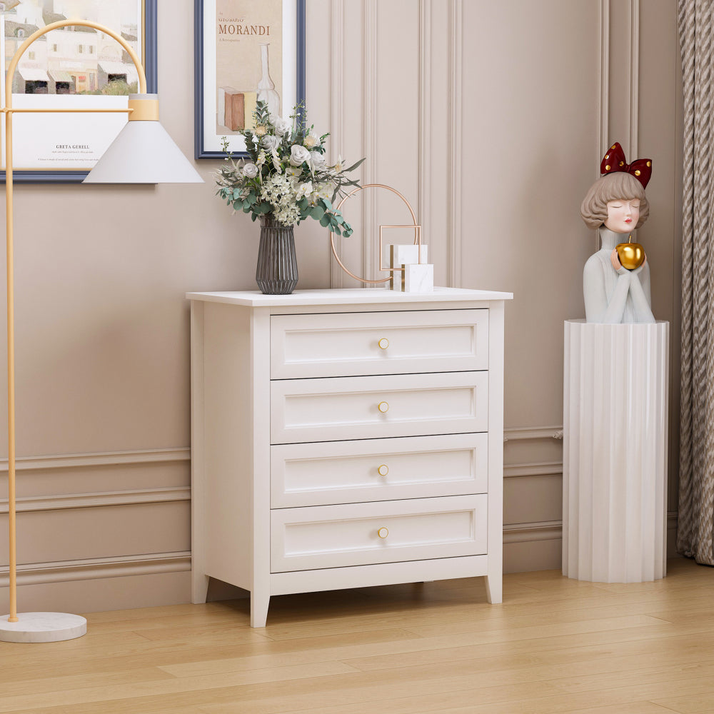 Jolene Dresser, 4 Drawers (White)