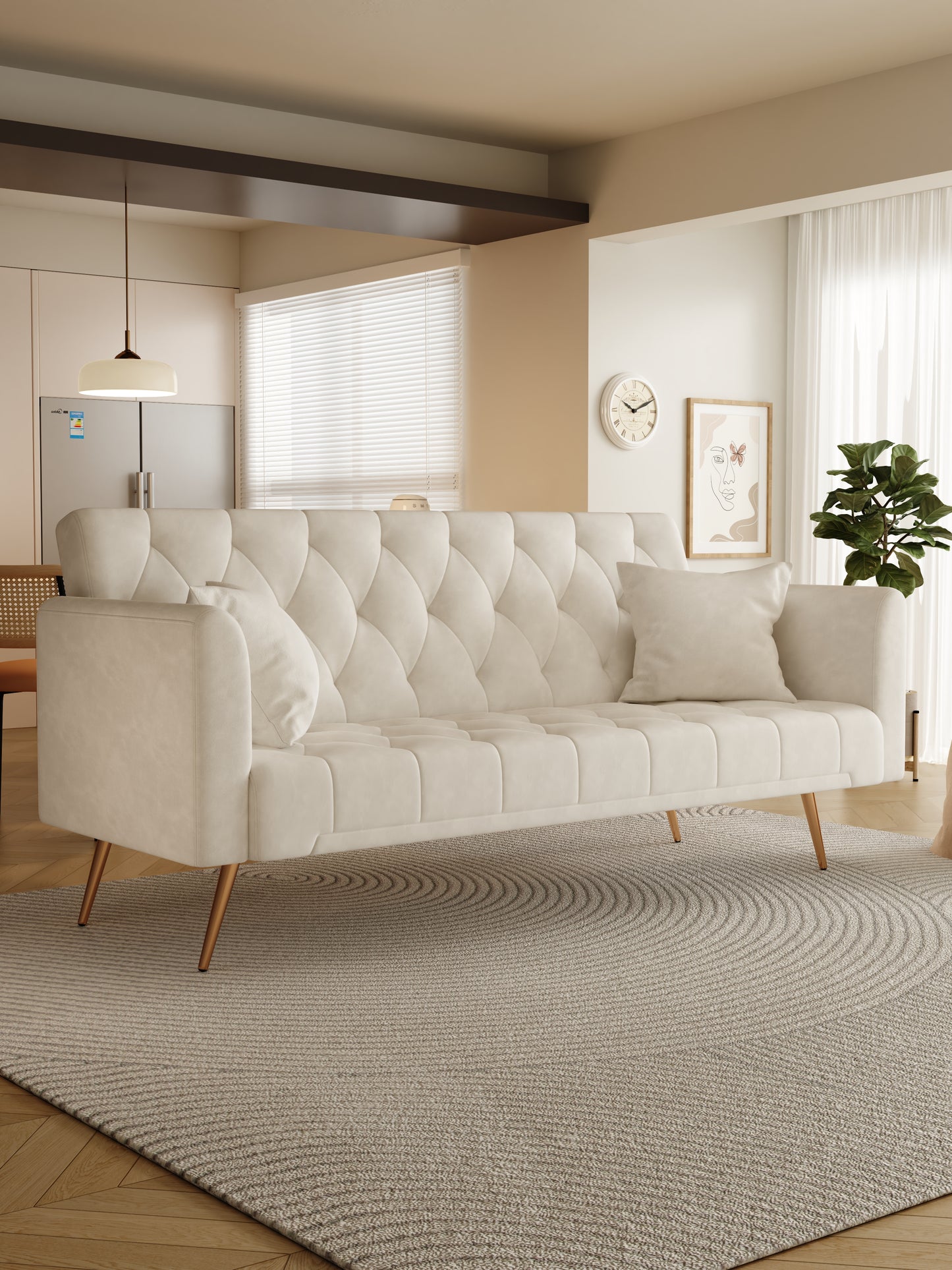 Randolph Sofa Bed (Beige)