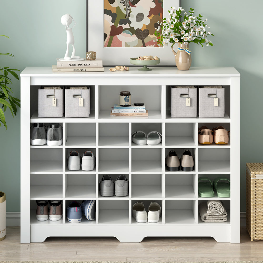 Villarreal Shoe Cabinet (White)