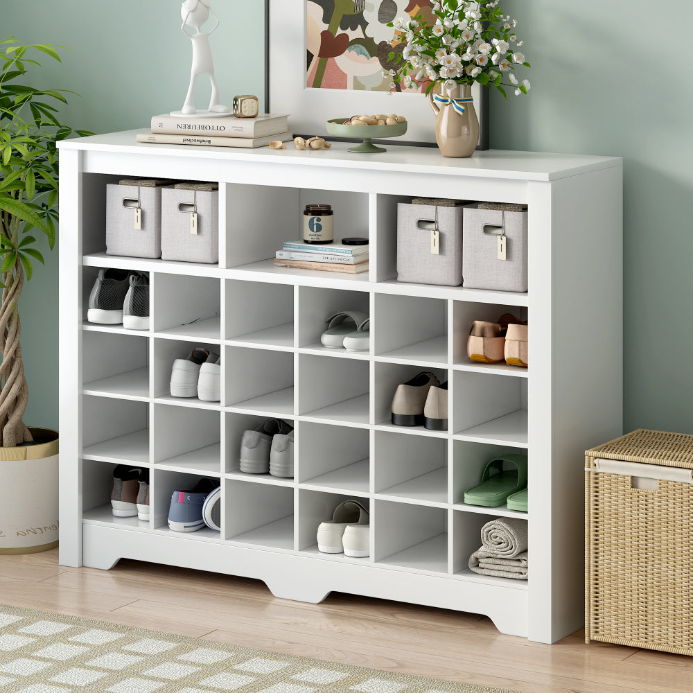 Villarreal Shoe Cabinet (White)